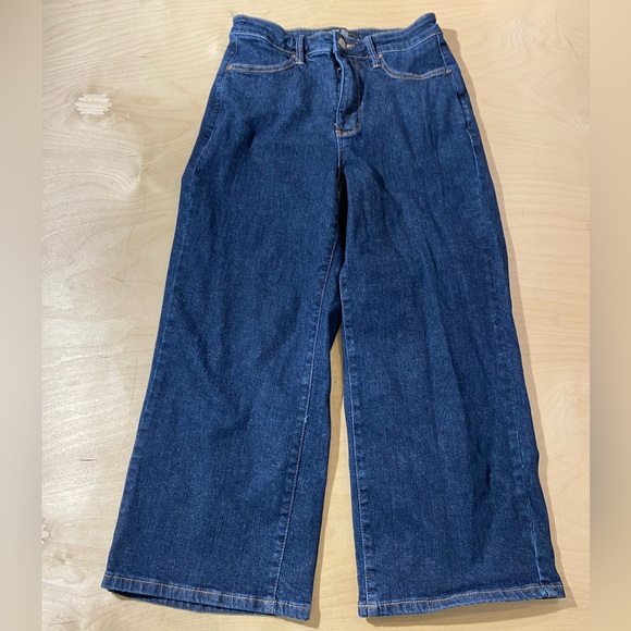 Judy Blue Wide Leg Capris Jeans 7/28 (KO) - Picture 1 of 14